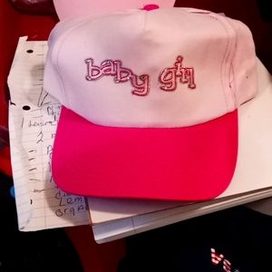 Baby girl Velcro back cap